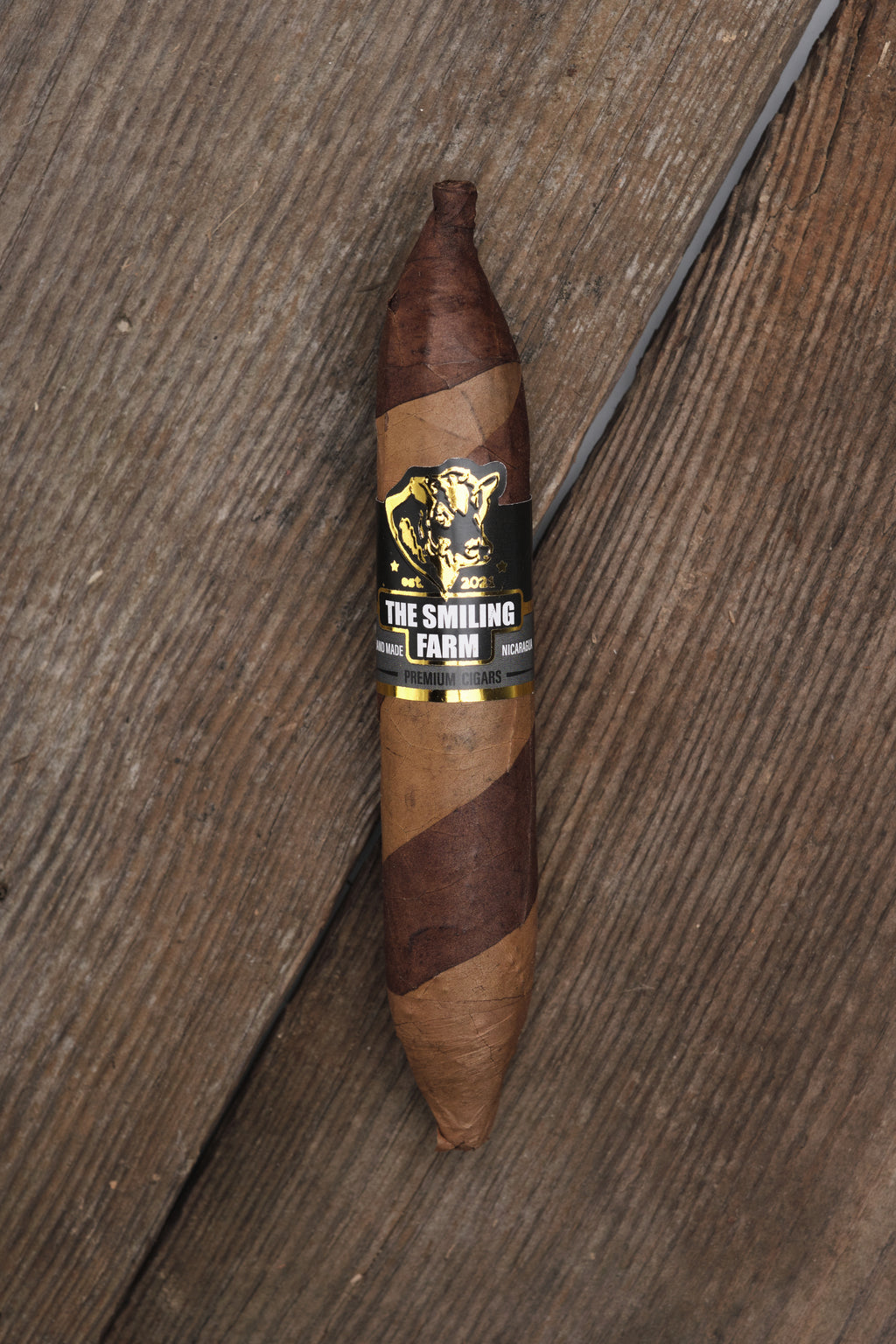 The Smiling Farm Cigars Barber's Pole Perfecto 58x5 (Box of 20)