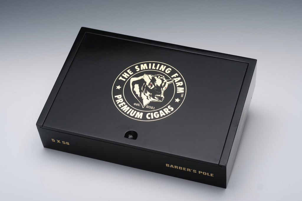 The Smiling Farm Cigars Barber's Pole Perfecto 58x5 (Box of 20)