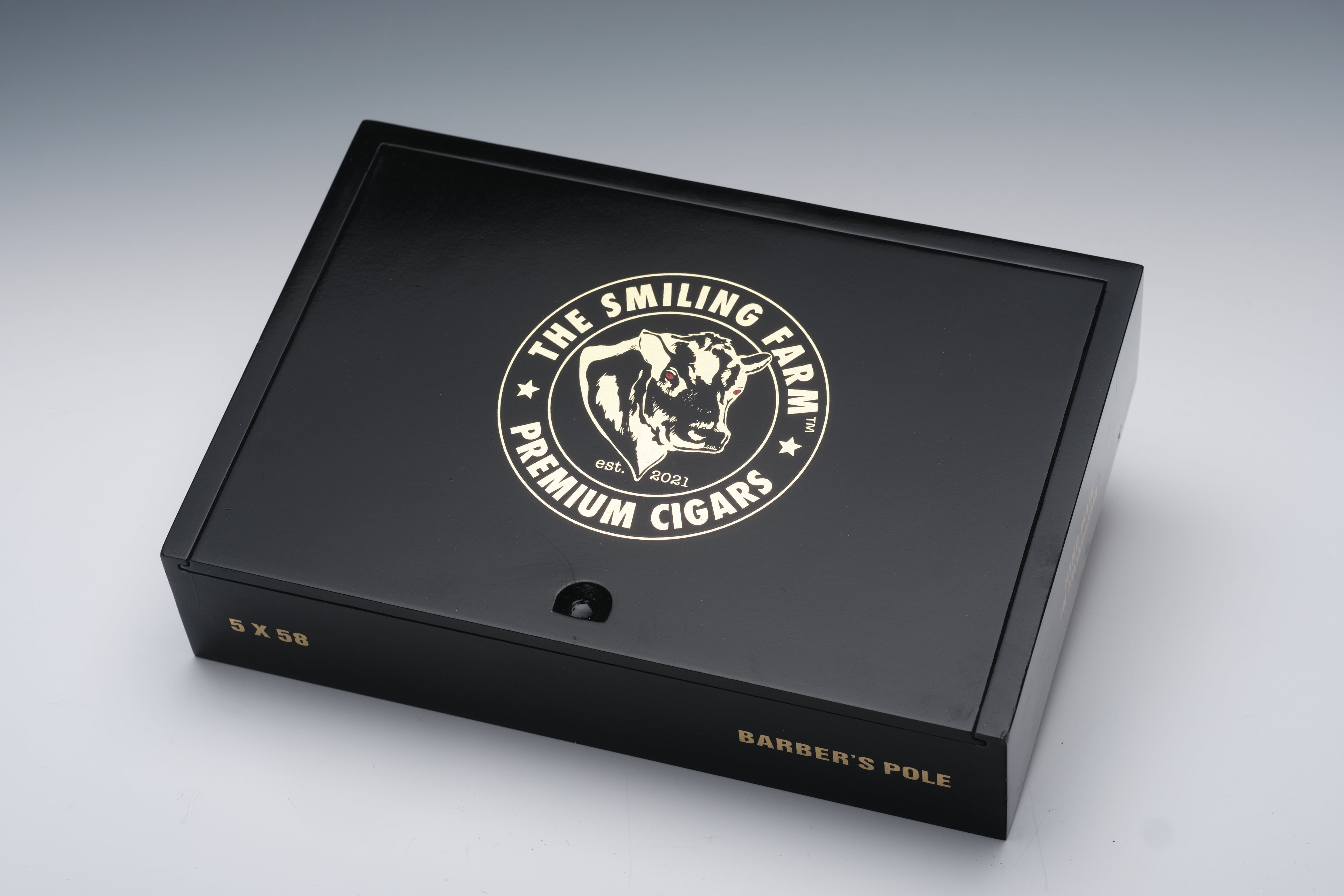 The Smiling Farm Cigars Barber's Pole Perfecto 58x5 (Box of 20)