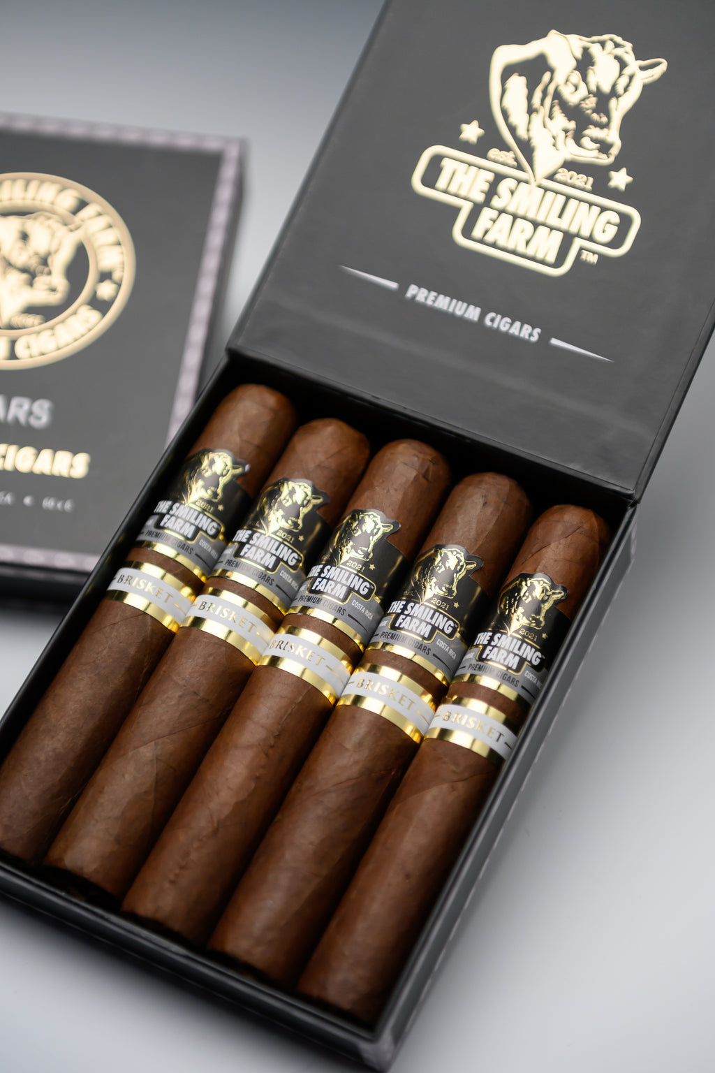 The Smiling Farm Cigars 60x6 Brisket 5 Pack
