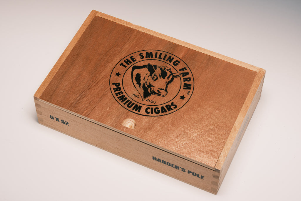 The Smiling Farm Cigars Barber's Pole Robusto 52x5 (Box of 20)